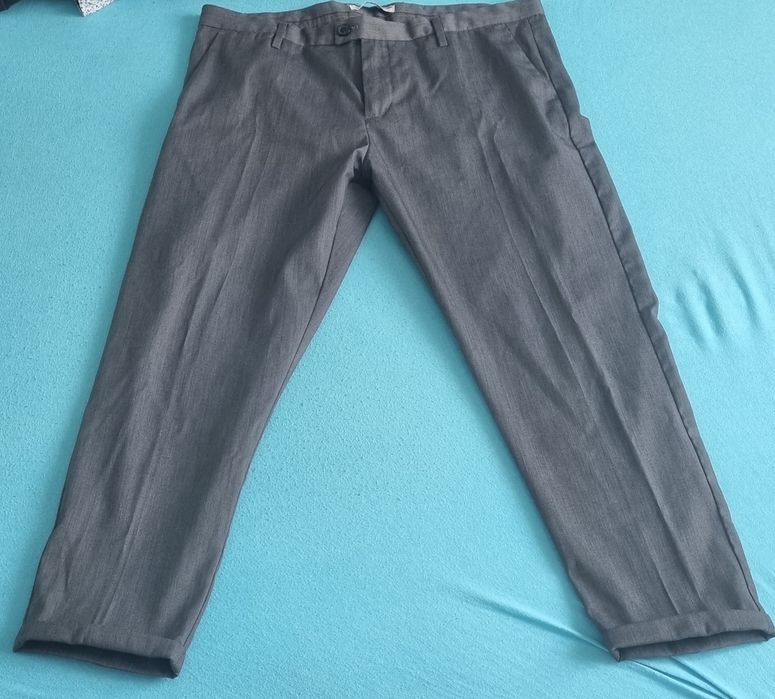 Pantaloni costum stofa conici