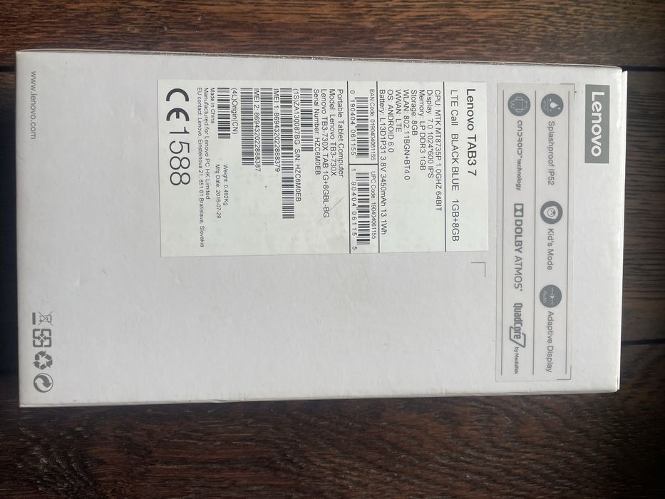Lenovo TAB3 7 Black Blue