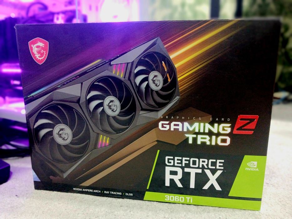 Продаю видеокарту 3060ti GAMING TRIO