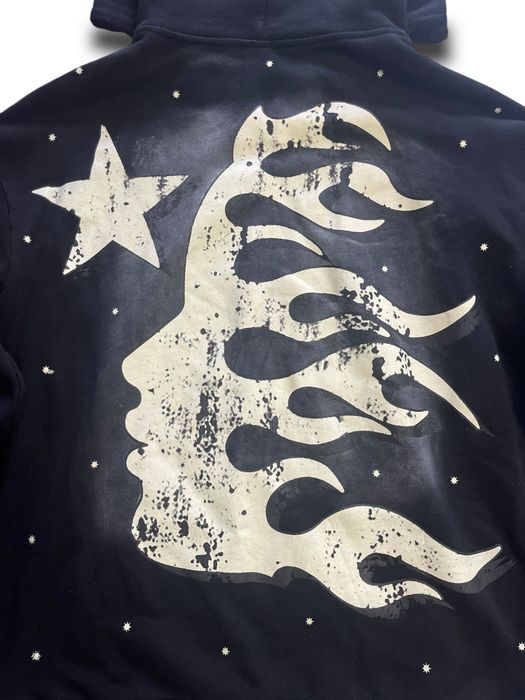 Hanorac Negru cu Imprimeu Hellstar