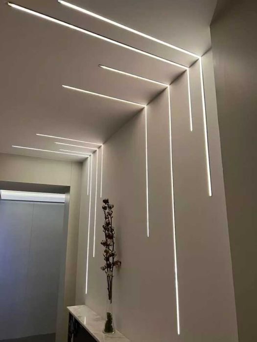 Алуминиеви профили 2м за LED осветление – Накладни и Ъглови