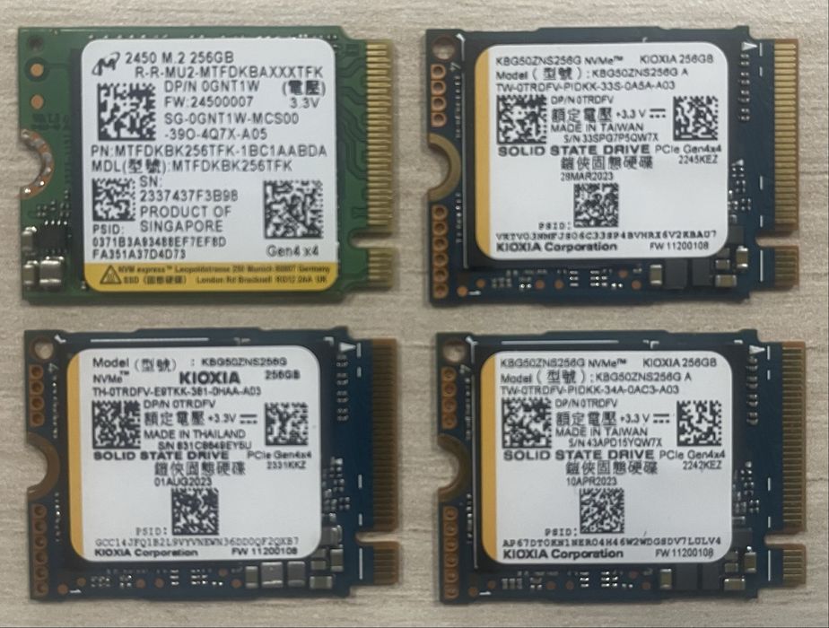 SSD M.2 30mm 256 GB PCIe Gen 4 x 4