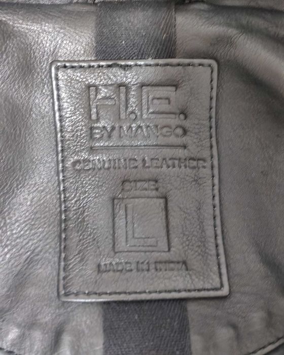 Geaca piele Mango