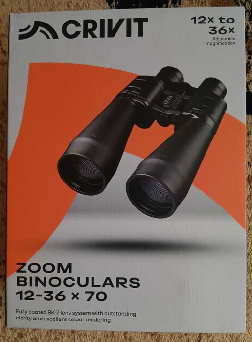 Binoclu cu zoom 12-36 x 70 NOU