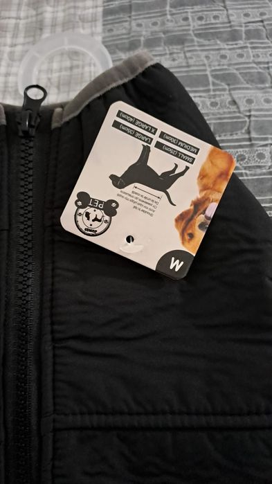 Haină cu fermoar pentru căței