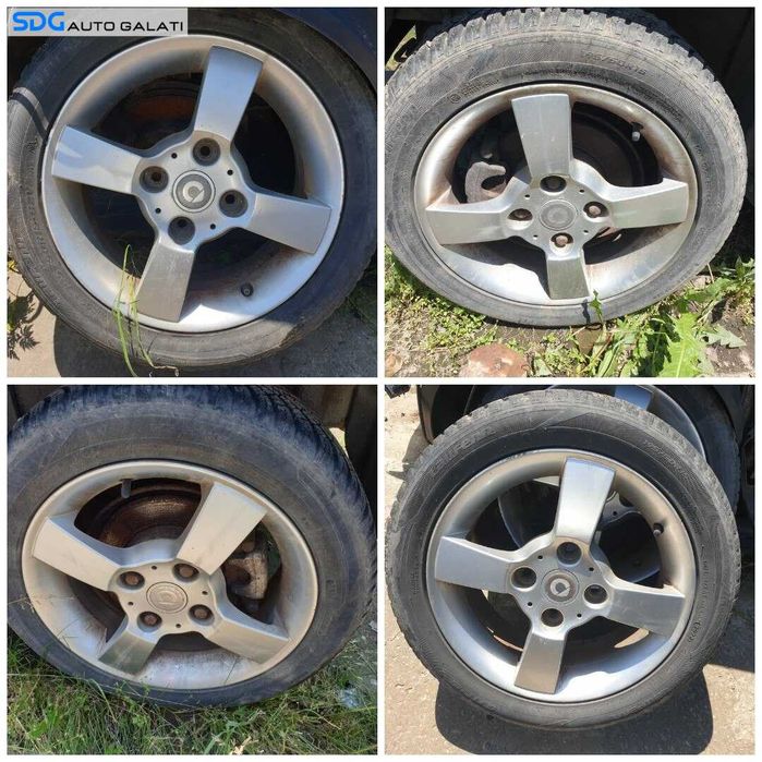 Set 4 Jante Roti Aliaj 195 50 R15 4x114.3 CB 67.1 Kia Cerato 2004 - 2009 [Q3705]