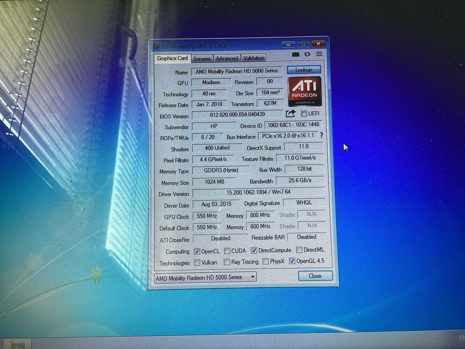 (Vand/Schimb cu PC) HP Pavillion DV6 din 2009 (Utilizat) cu Intel Core i7 720QM si dedicated gpu