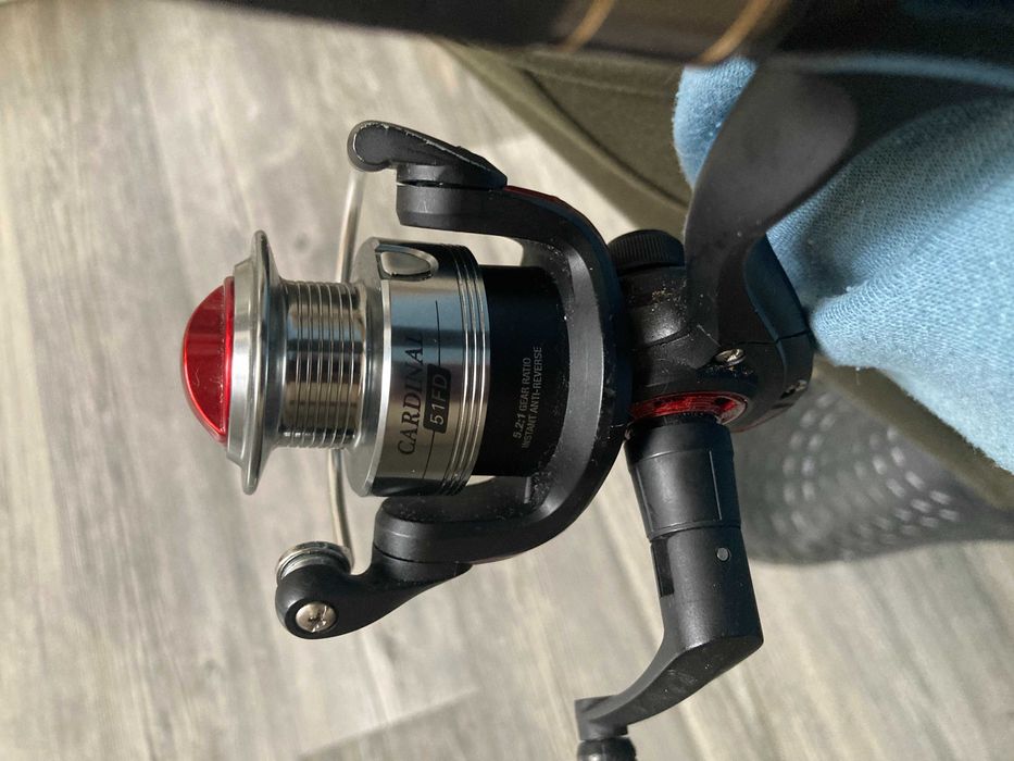 Спининг+макара за пастърва