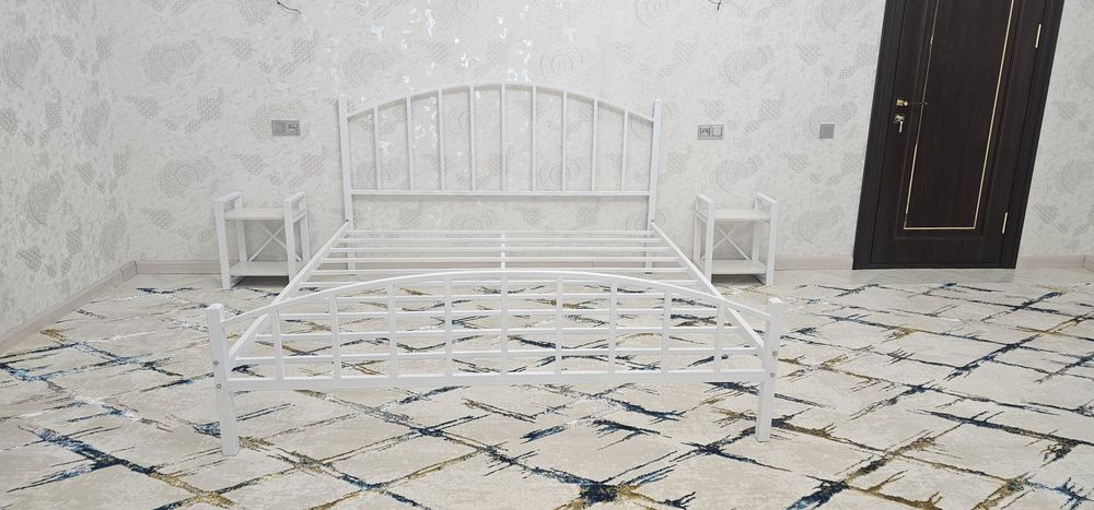 Металлические двуспальная кровать. Темир Калават. Model:   ISABELLA