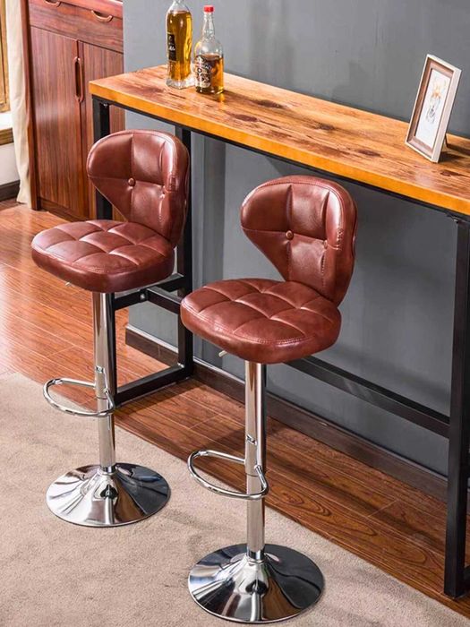 Барный стул 360° aylanuvchi, oshxona kafe salon uchun qulay model uyga