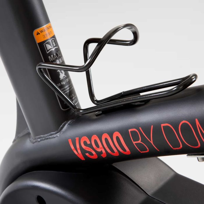 Bicicleta spinning Decathlon Domyos VS900, Volanta 20kg, Curea