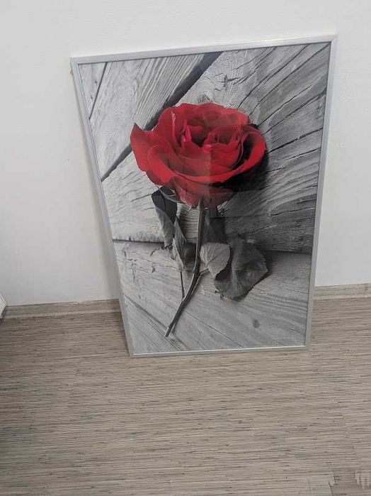 tablou trandafir rosu