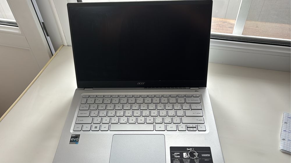 Ноутбук Acer серый