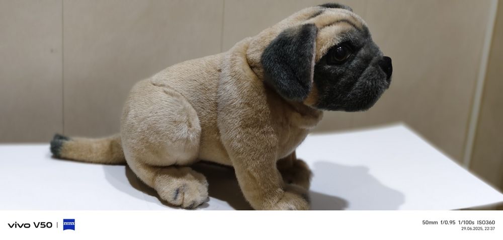 Мягкая игрушка щенок шарпей.