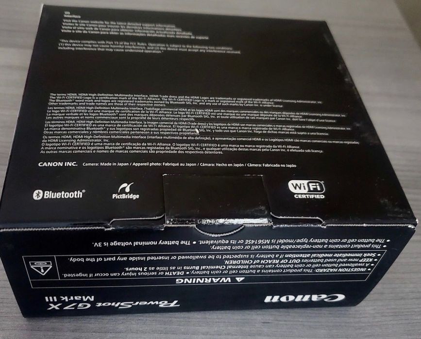 Canon PowerShot G7 X Mark III 20.1MP Point & Shoot Digital Camera New Black