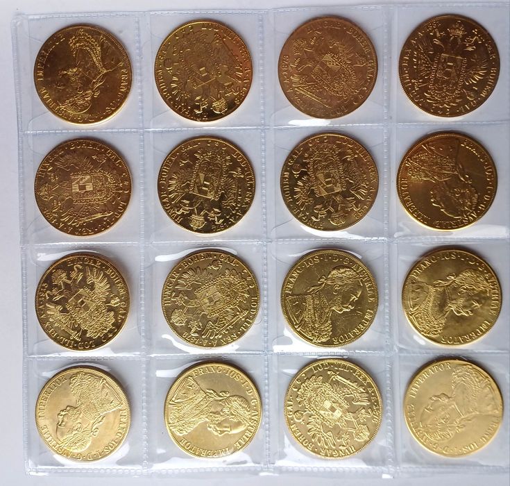 Монета 4 дуката Австро-Унгария  - Реплика.