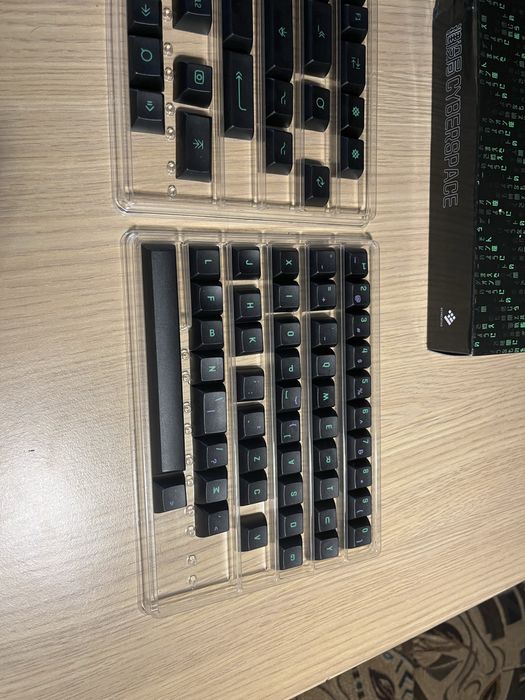 Taste keycaps KAT cyberspace fluorescente tastatura gaming