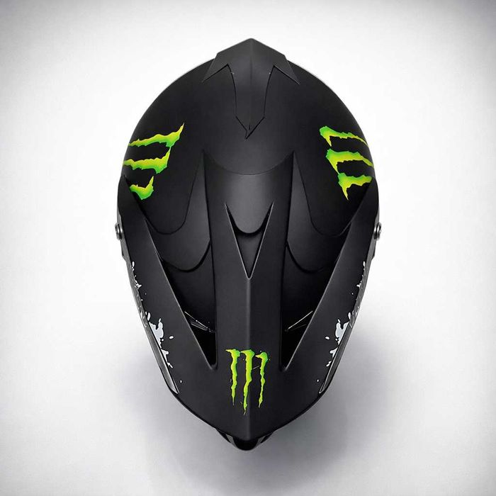 Кросова каска MONSTER, Full Face, DOT Сертификат, Размер: S; M;