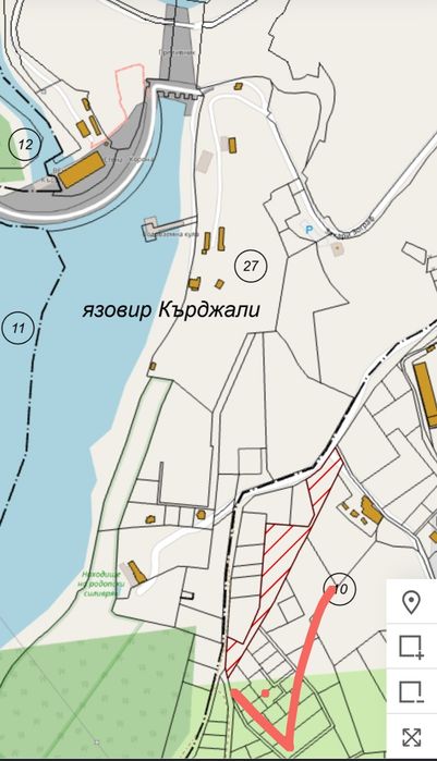 Парцел Кърджали язовир Кърджали Прилепци