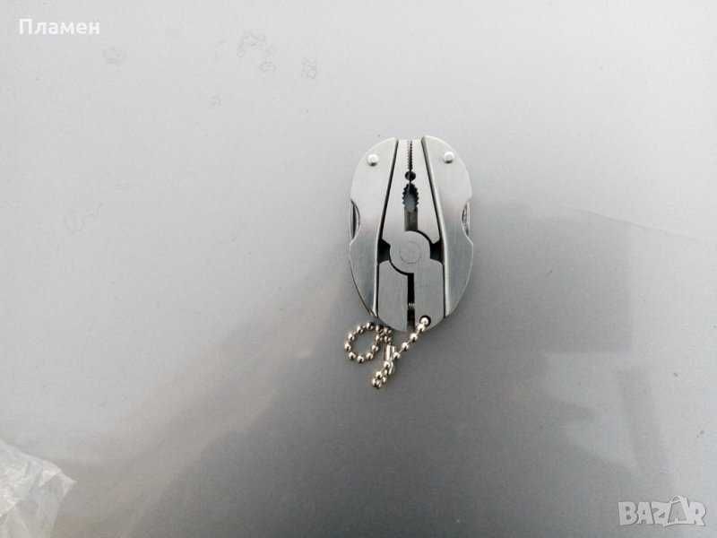 Джобни многофункционални сгъваеми клещи с инструменти,  50x32x7 mm