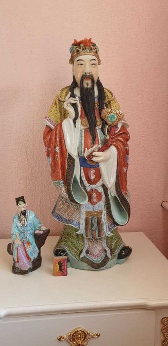 Статуэтка Китай начало 20 века революционная Кашгарская работа 70 см