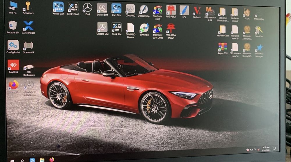 Diagnoza auto (Launch Autel thindiag ) Xentry,Ista,canclip,odis,vcds,