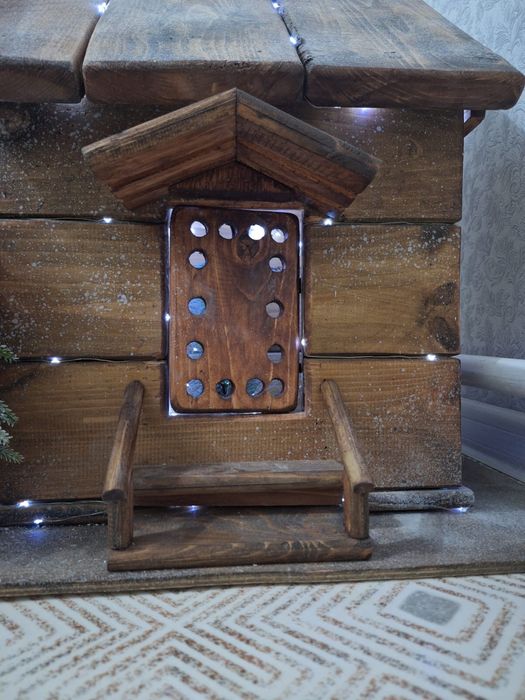 Декоративный домик из натурального дерева | Ручная работа