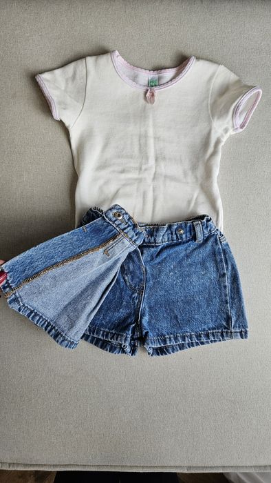 Дънкови пола-панталонки Zara Kids 98 см (2-3 г.)