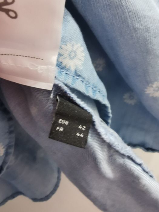 Bluză baby blue denim