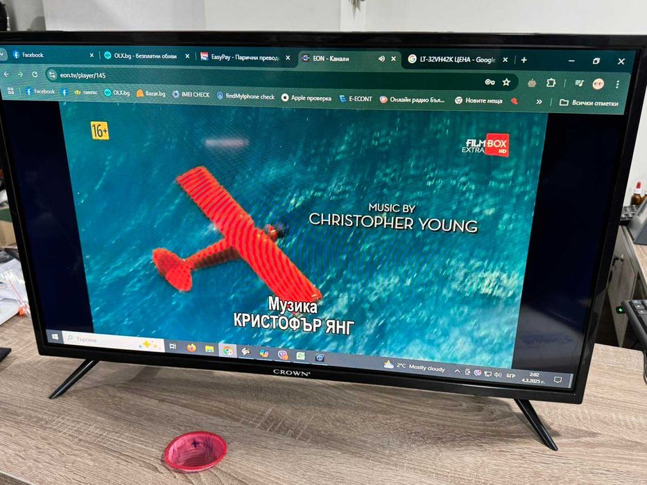 Продавам Телевизор Crown 32