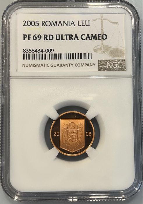 5 Lei 2005 PF 69 RD ultra cameo !