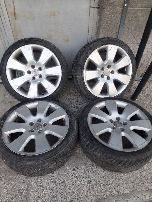 Джанти с гуми Audi Vw 18 цола 57.1 отвор