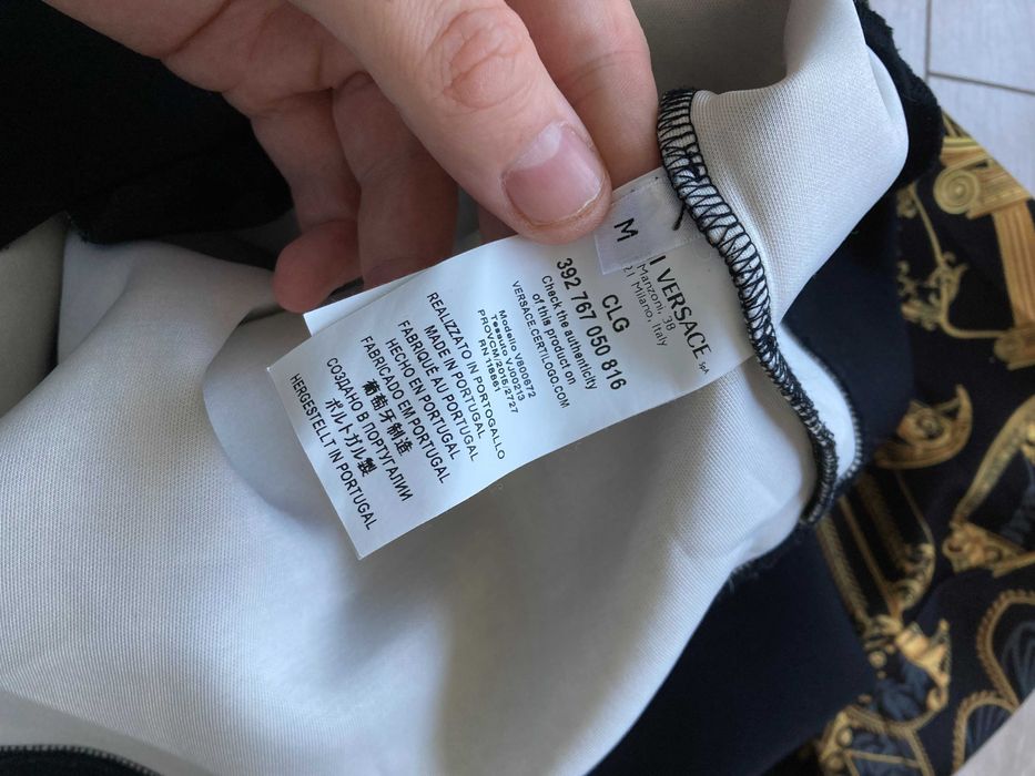 ОРИГИНАЛНО Versace Collection gold hoody суитчър суичър горнище М