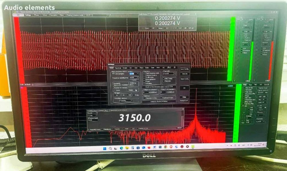 Тест касета 3150 / 5000 / 8000 Hz