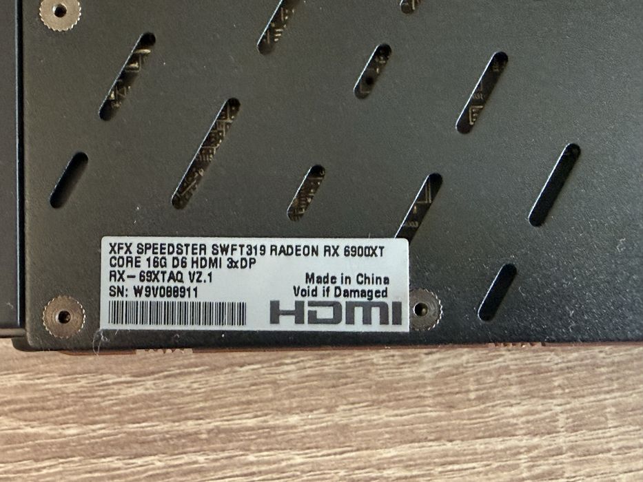 RX 6900 XT 16Gb XFX SWIFT видеокарта