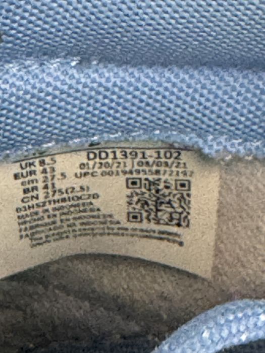 Adidași Nike Dunk Low "University Blue" (UNC) - Mărimea 43