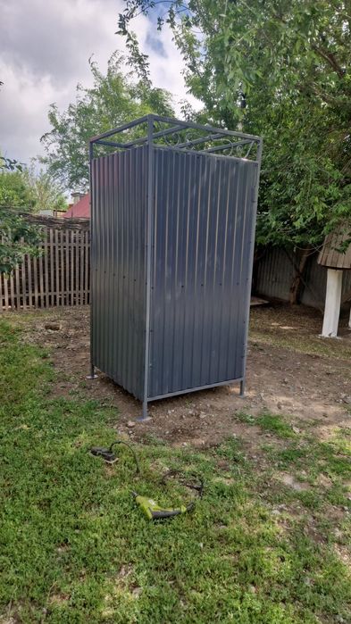 Летний душ металлический