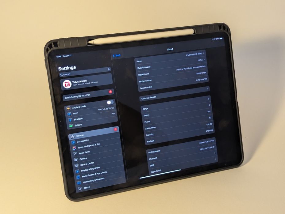 Apple iPad pro gen 5 - m1 - 12.9