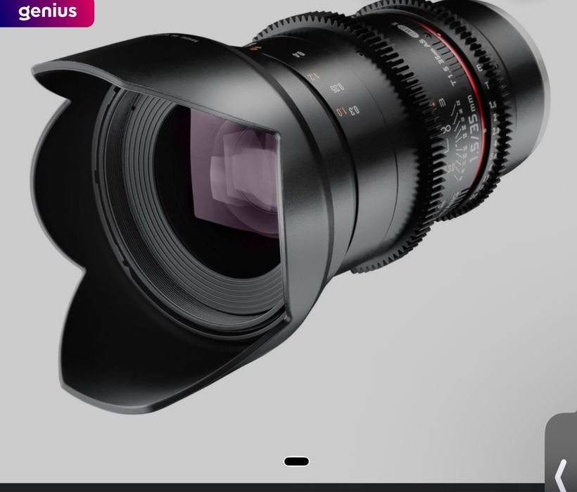 Samyang 35 mm VDSLR T 1.5 Obiectiv sony e