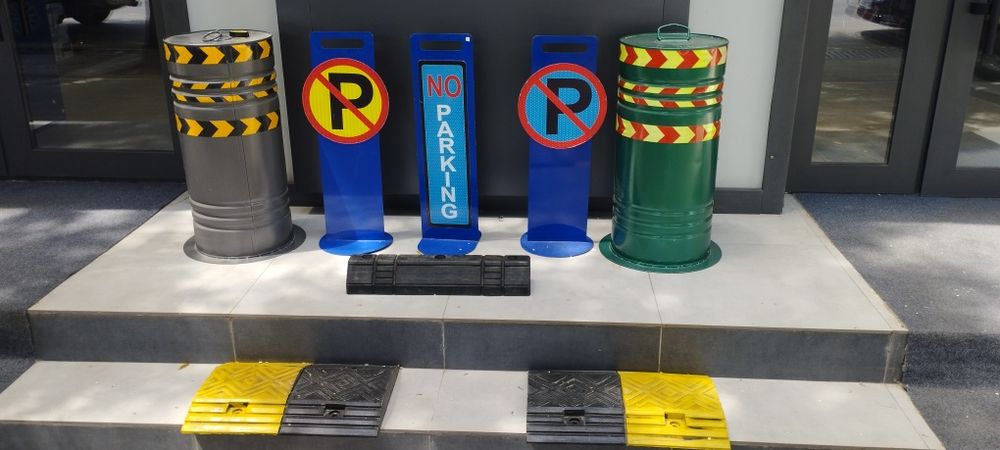 Шлагбаумы и лежачий полицейские