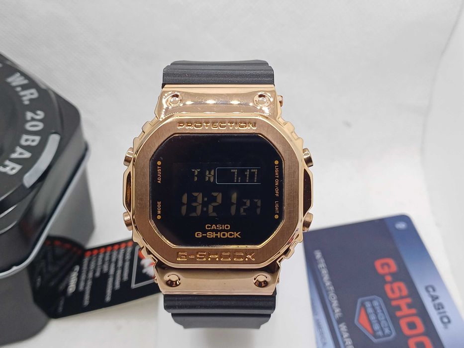 Ceas Casio Barbat, dama, unisex  g shock gm s5600pg BLACK-ROZE Nou,Garantie. 2ANI