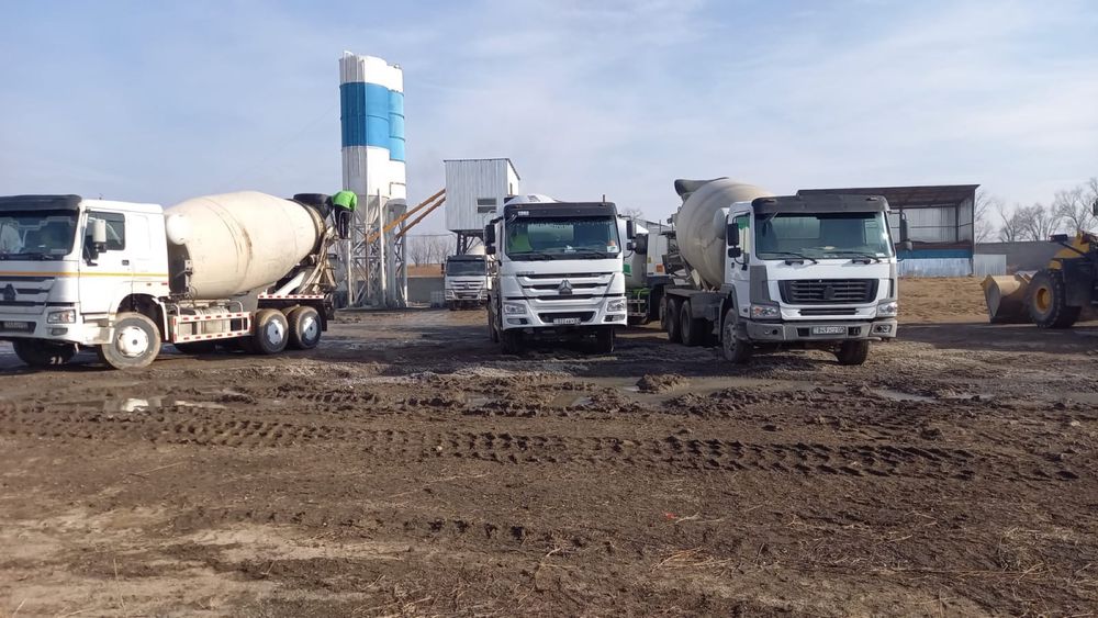 Бетон, миксер, м300, фундамент