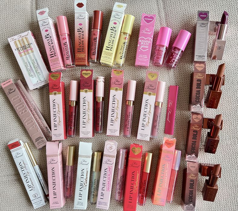 Премиум червила и гланцове Huda, Too Faced, NARS, MAC, Buxom, Kylie