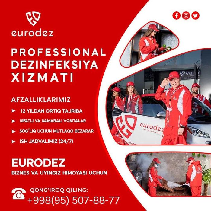 Dezinfeksiya Eurodez_Samarkand