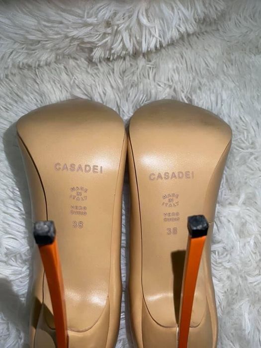 1Обувки на висок ток Casadei , 2сандали с ток.