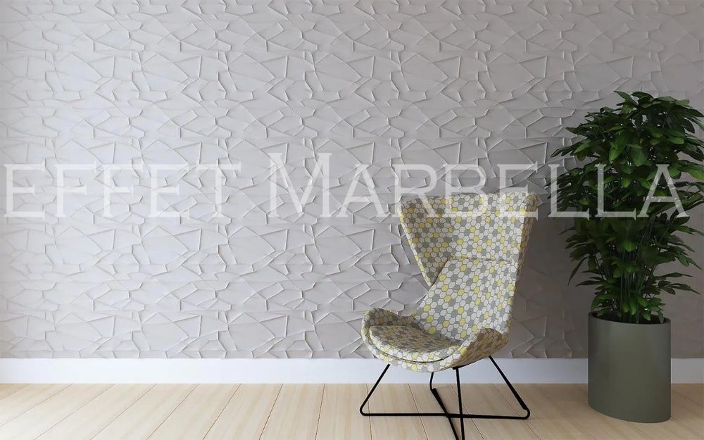 Декоративни 3D панели - 3д гипсови панели, облицовки за стени 0052