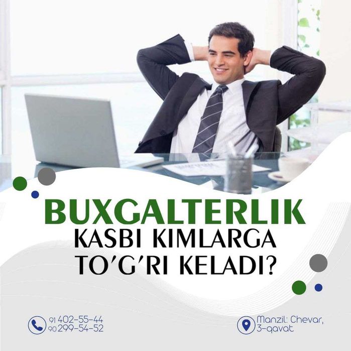 Buxgalteriya kurslari 0 dan balansgacha