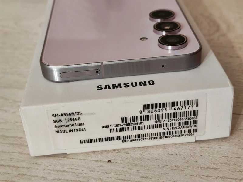 Telefon mobil Samsung Galaxy A55, Dual SIM, 8GB,256GB,5G,Awesome Lilac