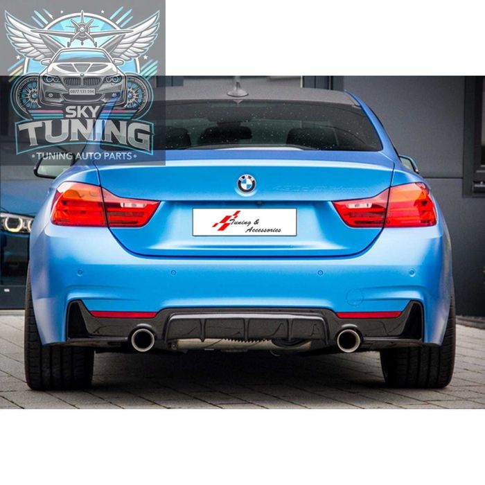 Дифузьор / добавка за задна броня за БМВ Ф32-Ф36 / BMW F32-F36 4