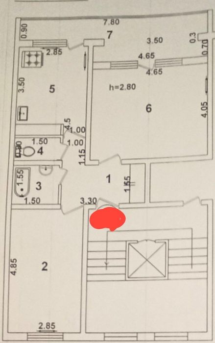 Просторная 2-комнатная квартира 65 м² — Чиланзар 24